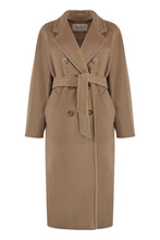 Load image into Gallery viewer, 101801 Icon Coat wool and cashmere double-breasted
