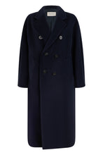Load image into Gallery viewer, Double-breasted long coat
