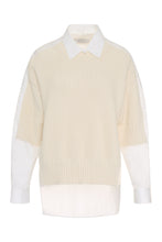 Load image into Gallery viewer, Shirt with knit insert

