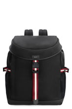 Load image into Gallery viewer, Leather details nylon backpack
