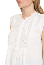 Load image into Gallery viewer, Marche embroidered linen blouse
