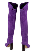 Load image into Gallery viewer, Marylin suede knee high boots
