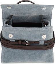 Load image into Gallery viewer, Moschino Tie Me Small Denim handbag
