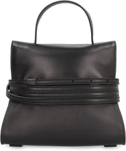 Load image into Gallery viewer, Moschino Tie Me Small leather handbag
