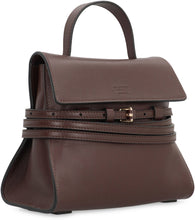 Load image into Gallery viewer, Moschino Tie Me Small leather handbag
