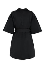 Load image into Gallery viewer, Belted cotton shirtdress
