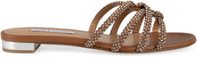 Load image into Gallery viewer, Moondust Color leather flat sandals
