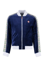 Load image into Gallery viewer, Laurel velvet full zip sweatshirt
