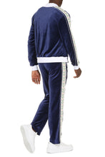 Load image into Gallery viewer, Laurel velvet full zip sweatshirt
