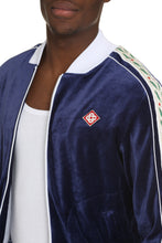 Load image into Gallery viewer, Laurel velvet full zip sweatshirt
