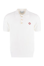 Load image into Gallery viewer, Knitted cotton polo shirt
