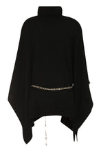 Load image into Gallery viewer, Wool turtleneck poncho
