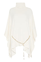 Load image into Gallery viewer, Wool turtleneck poncho
