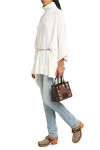 Load image into Gallery viewer, Wool turtleneck poncho
