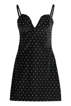 Load image into Gallery viewer, Embellished velvet dress
