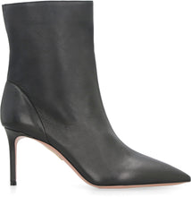 Load image into Gallery viewer, Matignon leather pointy-toe ankle boots
