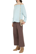 Load image into Gallery viewer, Michela silk off-the-shoulder blouse

