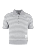 Load image into Gallery viewer, Knitted cotton polo shirt
