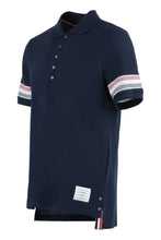 Load image into Gallery viewer, Short sleeve cotton polo shirt
