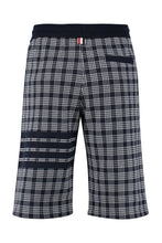 Load image into Gallery viewer, Checked cotton shorts
