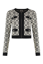 Load image into Gallery viewer, Jacquard knit cardigan
