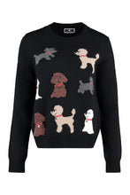 Load image into Gallery viewer, Intarsia crew-neck sweater
