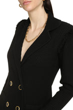 Load image into Gallery viewer, Knitted double-breasted blazer

