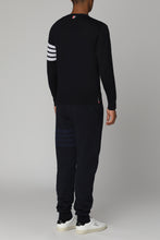 Load image into Gallery viewer, Striped sleeve wool pullover
