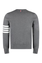 Load image into Gallery viewer, Cotton crew-neck sweater
