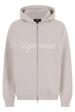 Load image into Gallery viewer, Hooded Script Logo Zip Sweatshirt

