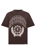 Load image into Gallery viewer, Brown vintage t-shirt with graphic design

