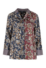 Load image into Gallery viewer, Mogol printed silk pajama blouse
