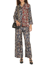 Load image into Gallery viewer, Mogol printed silk pajama blouse
