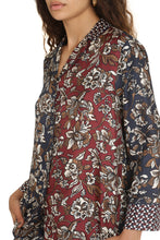 Load image into Gallery viewer, Mogol printed silk pajama blouse
