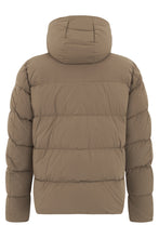 Load image into Gallery viewer, Padded jacket with hood and ribbed sleeves
