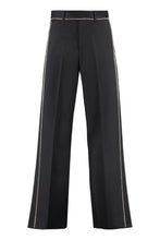 Load image into Gallery viewer, Wool straight-leg trousers
