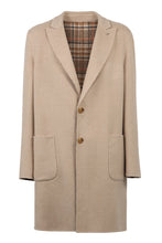Load image into Gallery viewer, Reversible wool coat

