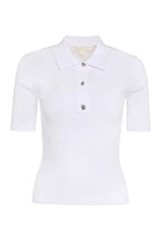 Load image into Gallery viewer, Ribbed knit polo shirt
