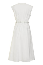 Load image into Gallery viewer, Belted cotton dress
