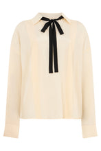 Load image into Gallery viewer, Blouse with collar and ribbon
