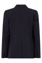 Load image into Gallery viewer, Double-breasted blazer in striped wool
