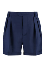 Load image into Gallery viewer, Virgin wool and mohair bermuda-shorts

