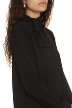 Load image into Gallery viewer, Pussy-bow collar shirt
