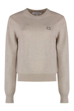 Load image into Gallery viewer, Crew-neck wool sweater
