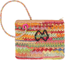 Load image into Gallery viewer, MW raffia clutch

