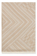 Load image into Gallery viewer, Wool and silk jacquard shawl
