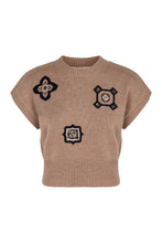 Load image into Gallery viewer, Crop sweater in wool and cashmere
