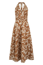 Load image into Gallery viewer, Midi dress in cotton with print

