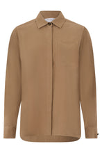 Load image into Gallery viewer, Silk shirt with pocket on chest
