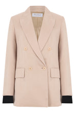 Load image into Gallery viewer, Double-breasted blazer in silk
